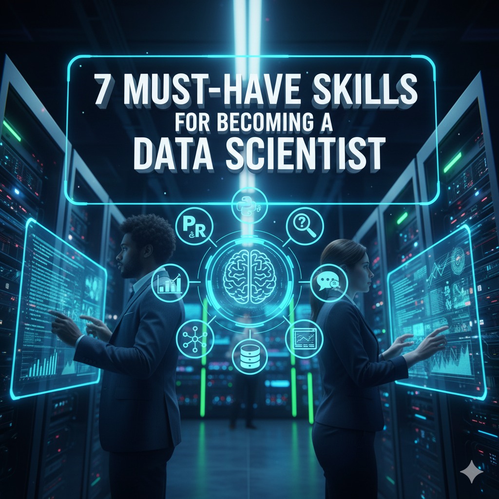 7 Must-Have Skills for Becoming a Data Scientist in 2025 | Easy Guide
