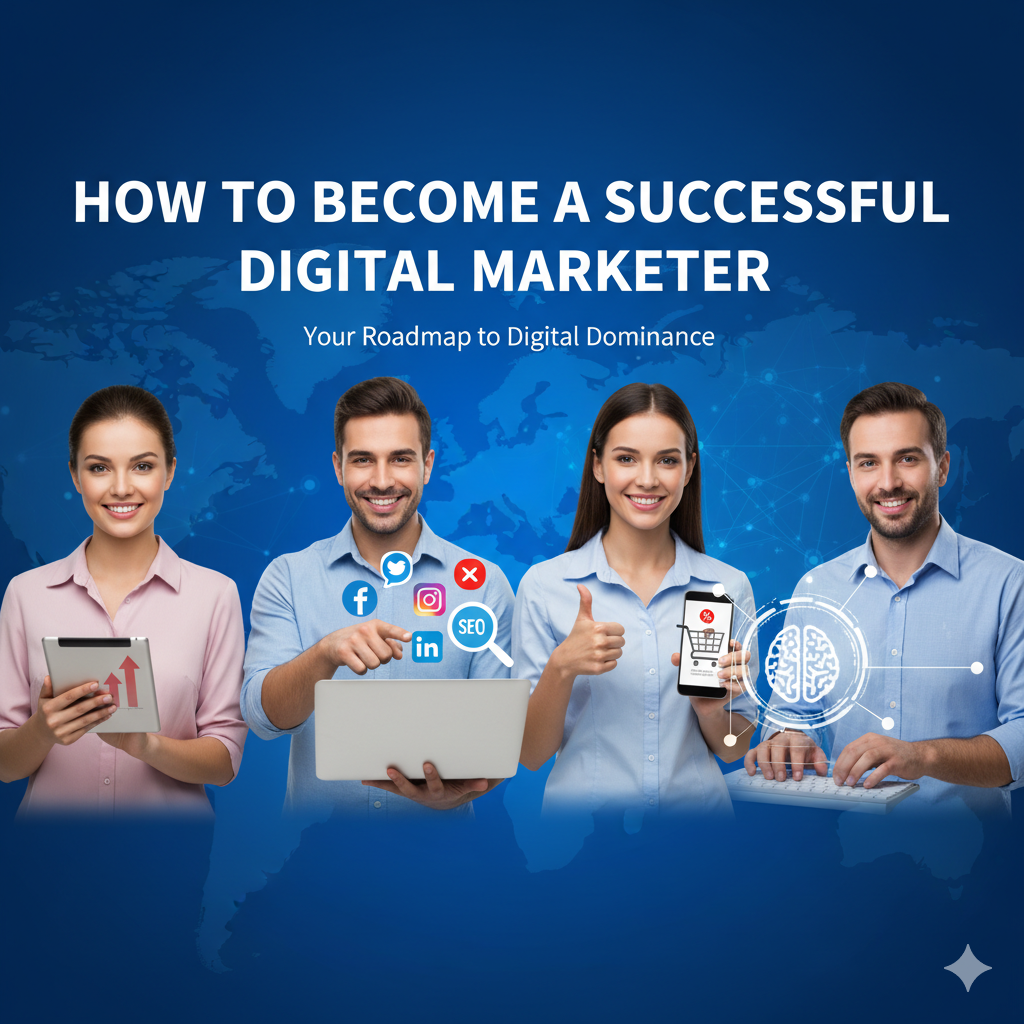 How to Become a Successful Digital Marketer | Grandeur Net Academy